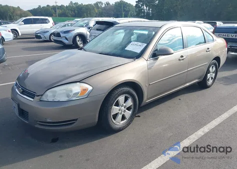 2007 Chevrolet Impala Lt из США, поврежденный, VIN 2G1WT58KX79314526